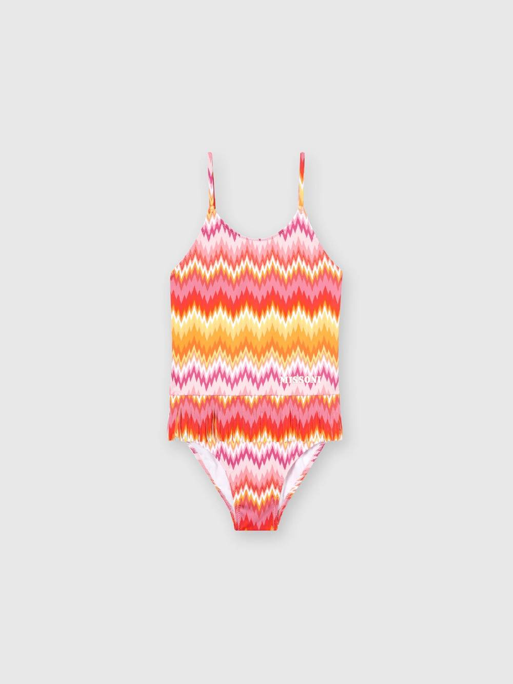 ﻿M Missoni Costume intero chevron con scritta logo Qualità Garantita