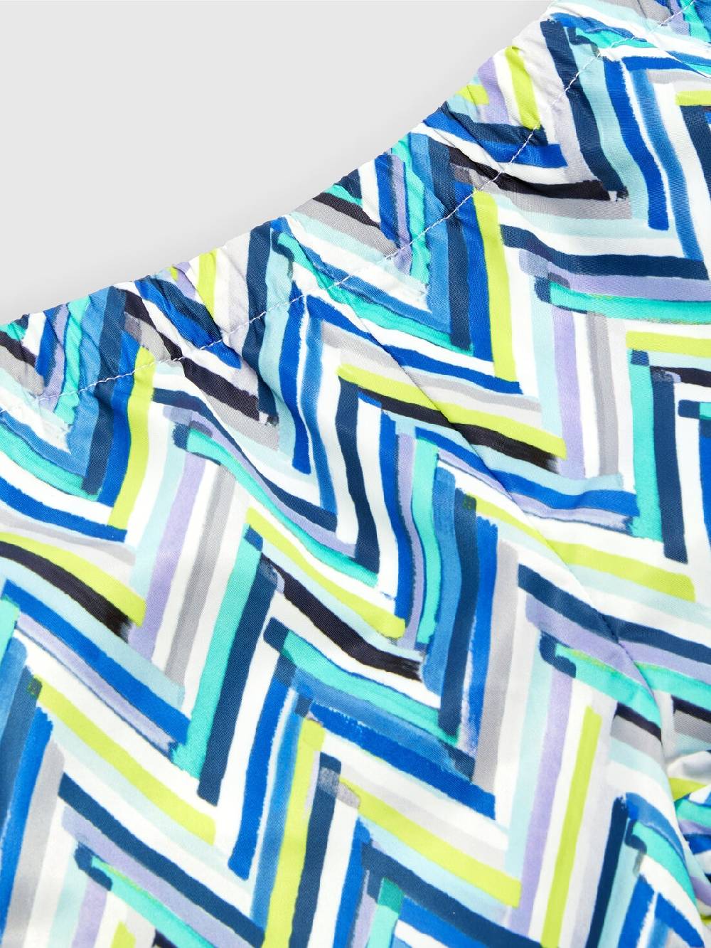 M Missoni Boxer mare con stampa zig zag e scritta logo Consegna Veloce