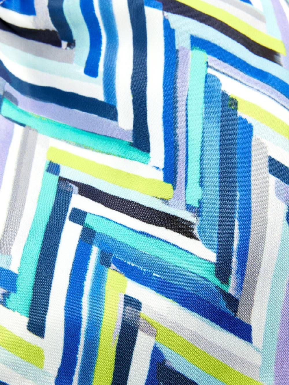 M Missoni Boxer mare con stampa zig zag e scritta logo Consegna Veloce