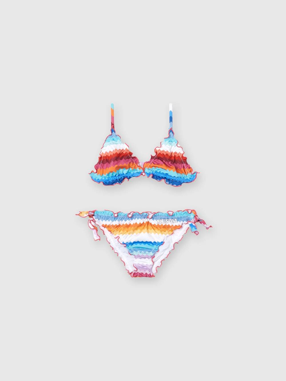 M Missoni Bikini con motivo zig zag e logo Fino Al -60%