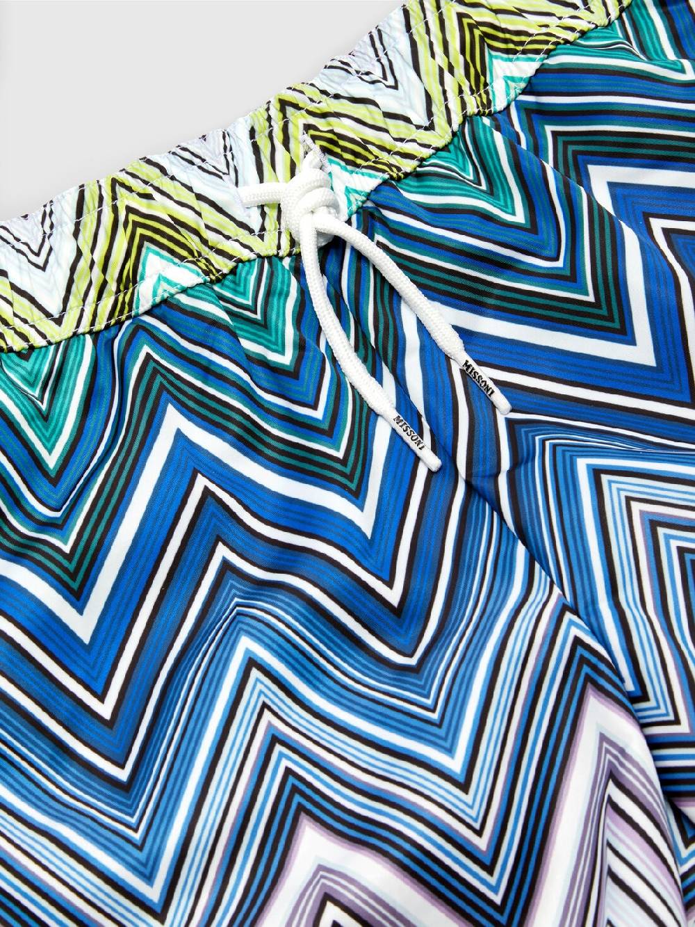 M Missoni Boxer mare con motivo chevron e scritta logo Shopping Online