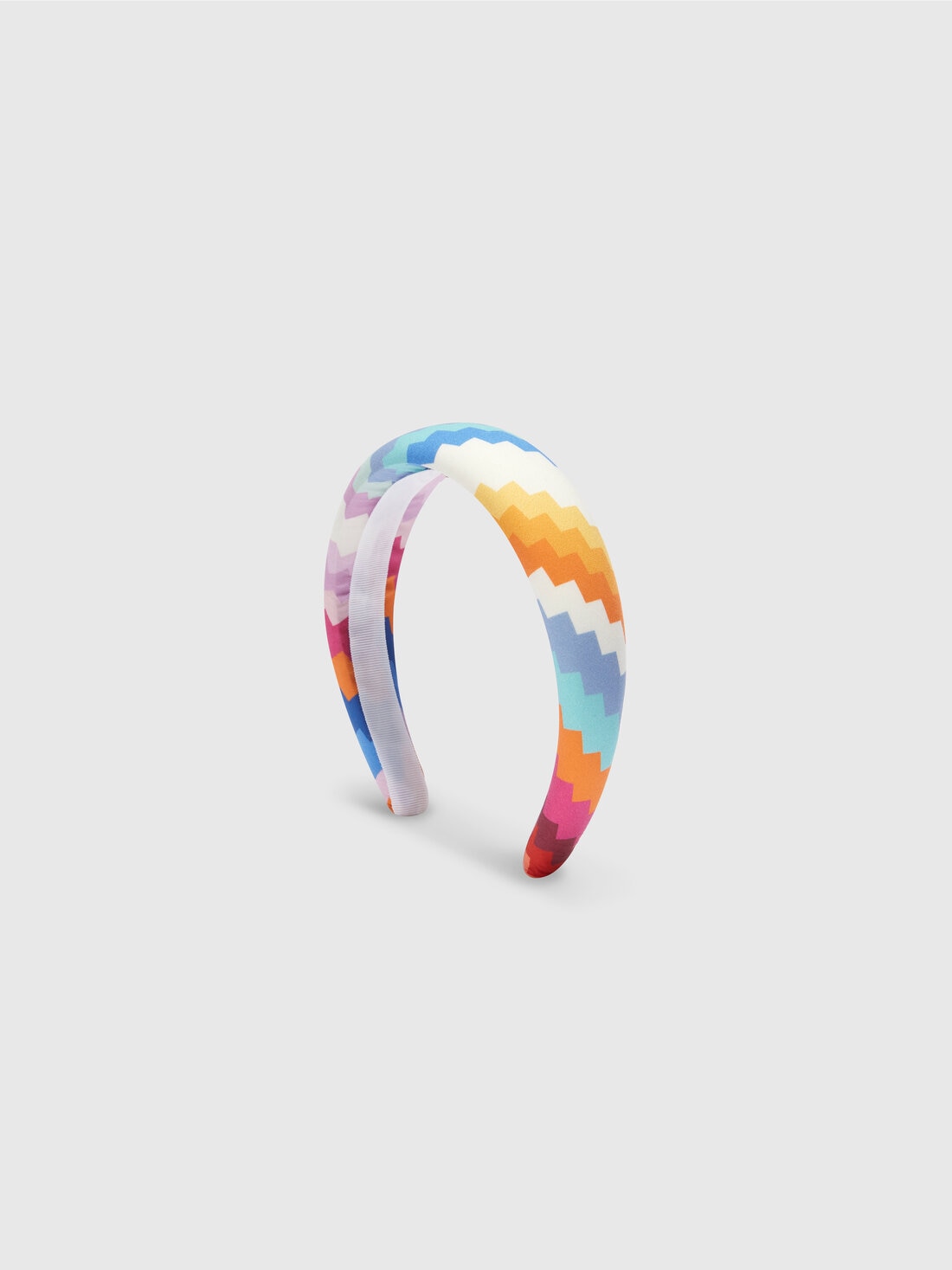 M Missoni Cerchietto in tessuto zig zag Prezzo Ridotto