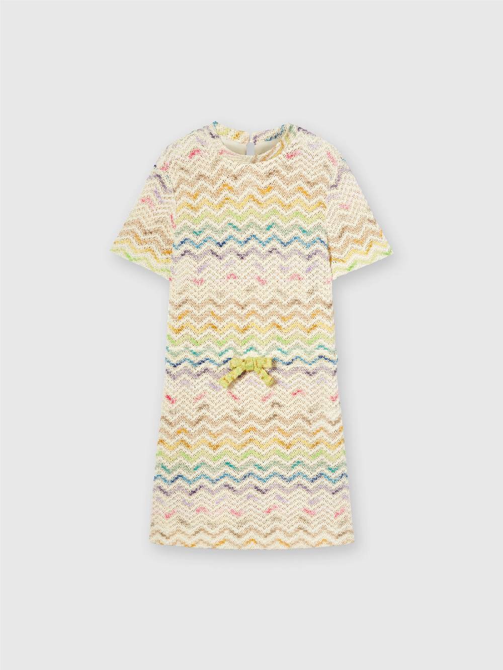 M Missoni Abito in maglia di misto cotone chevron Convenienza