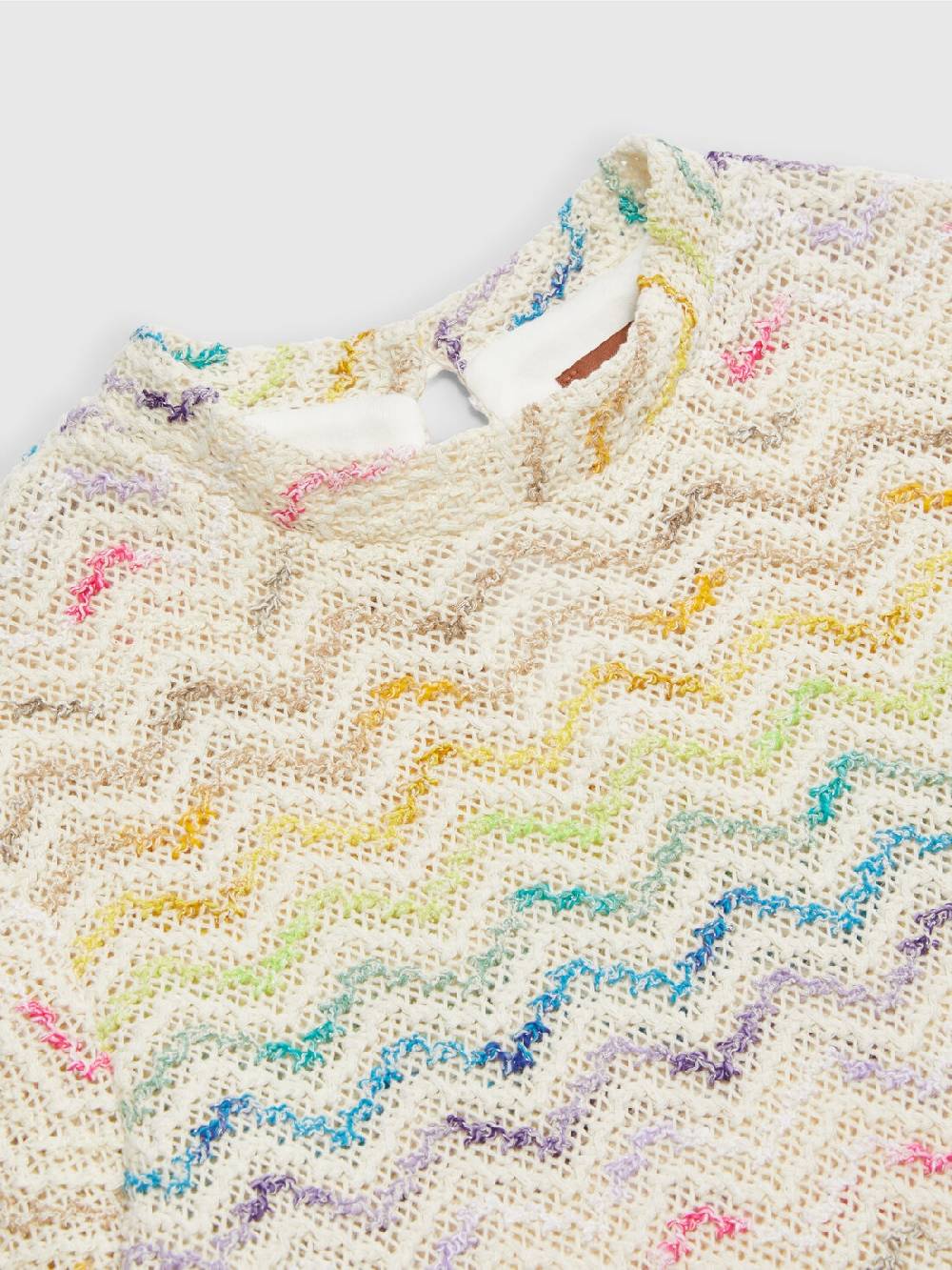 M Missoni Abito in maglia di misto cotone chevron Convenienza