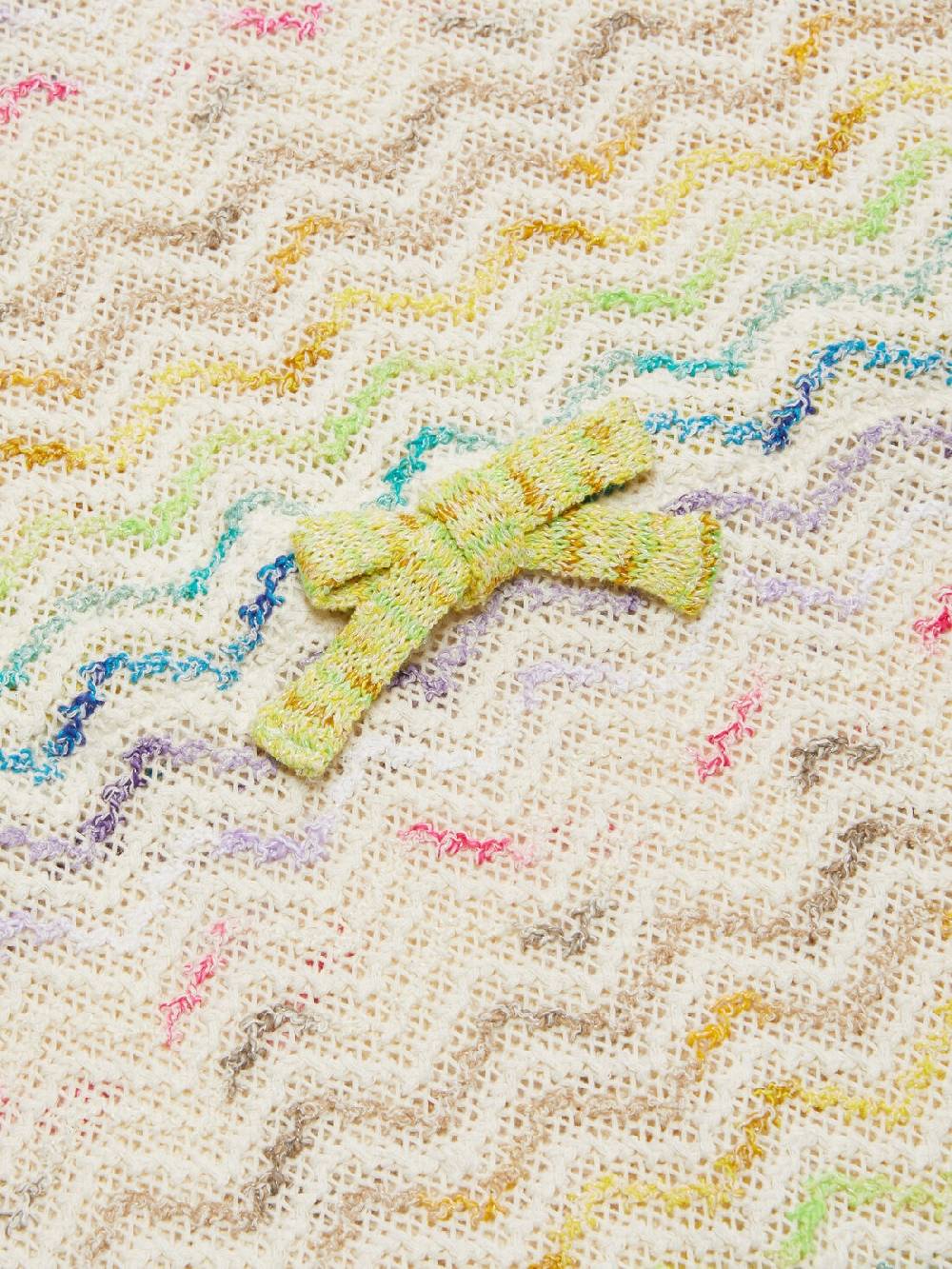 M Missoni Abito in maglia di misto cotone chevron Convenienza