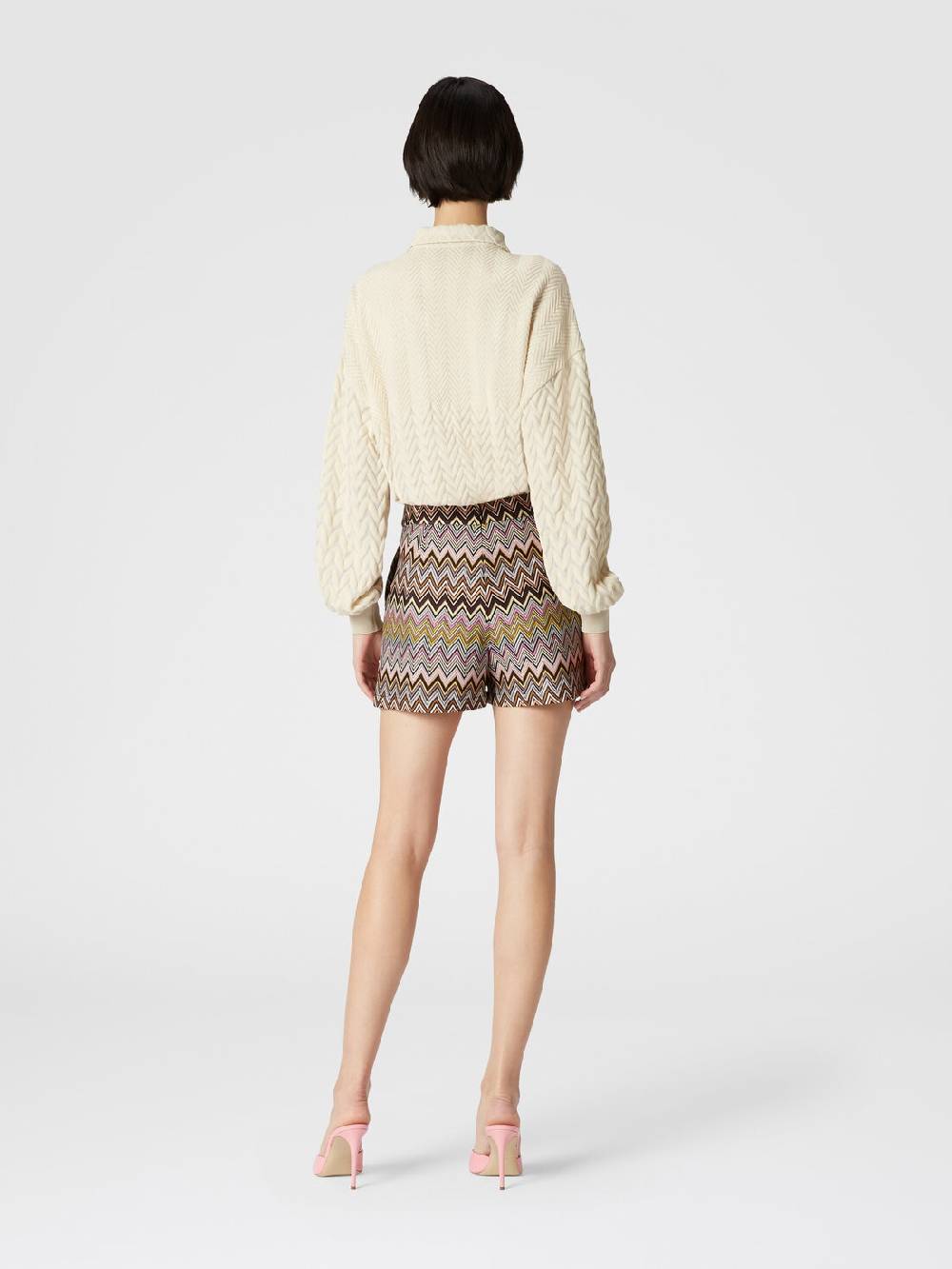 M Missoni Shorts in viscosa zig zag Outlet