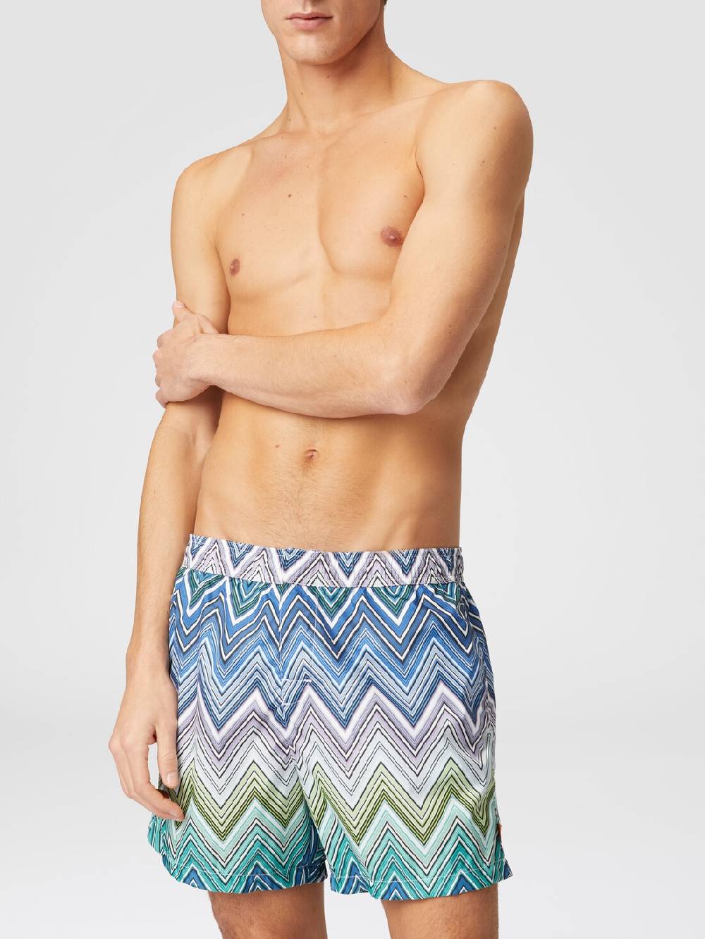 M Missoni Boxer mare con stampa macro zig zag Hotsell