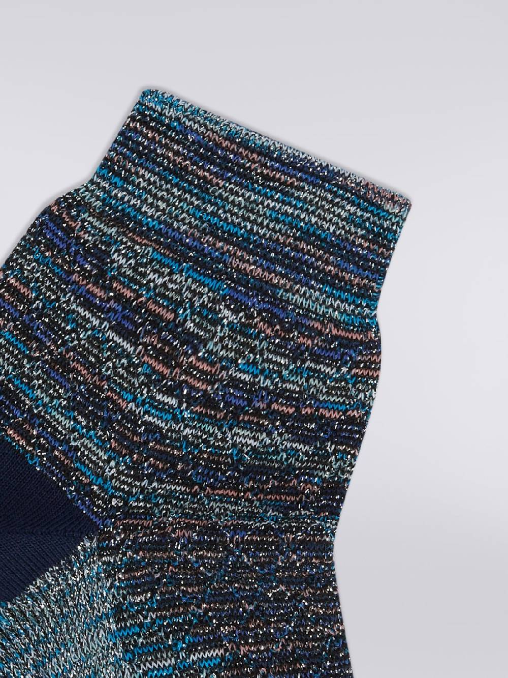 M Missoni Calze corte in misto cotone con lurex Promozione
