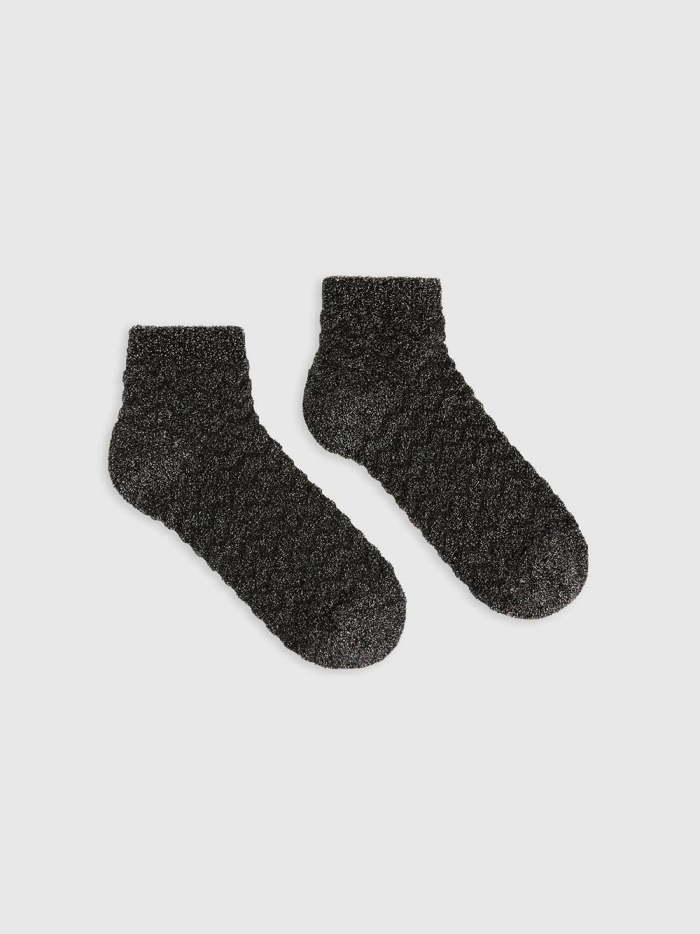 M Missoni Calze in cotone e nylon zig zag Spedizione Gratuita