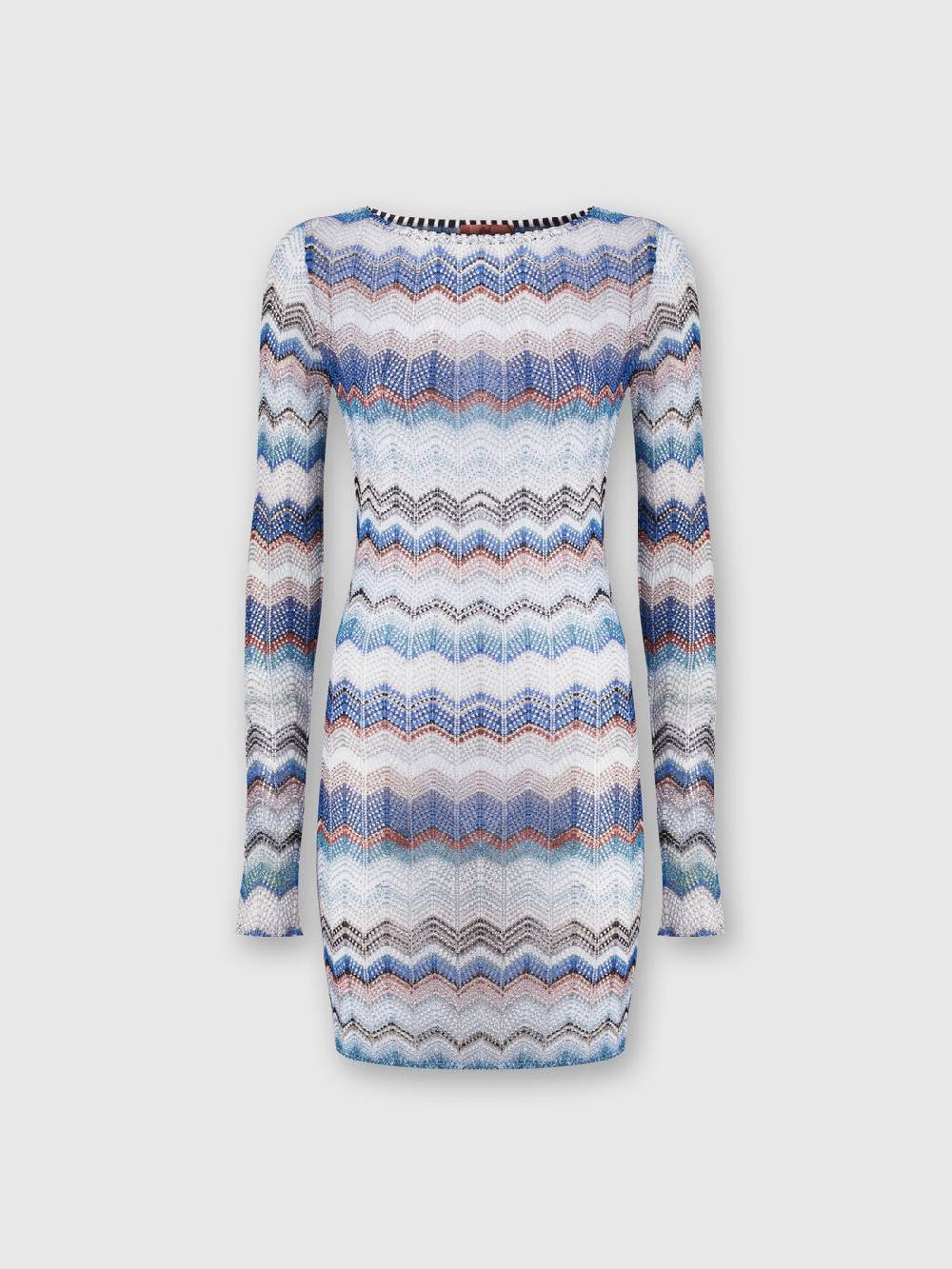 M Missoni Abito crochet zig zag con lurex Negozi Online