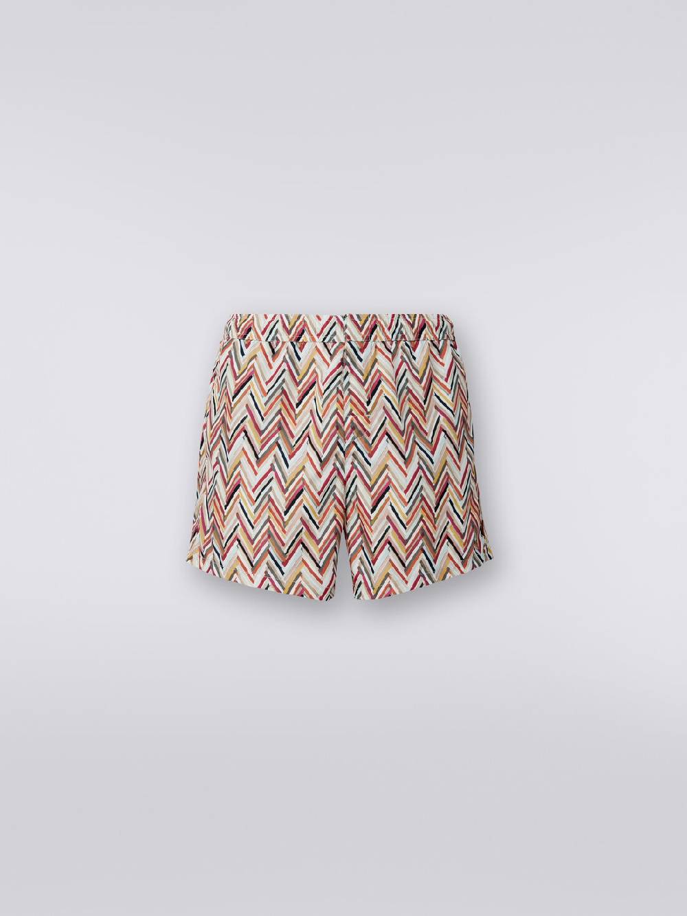 M Missoni Boxer mare con stampa zig zag effetto spennellate Offerta
