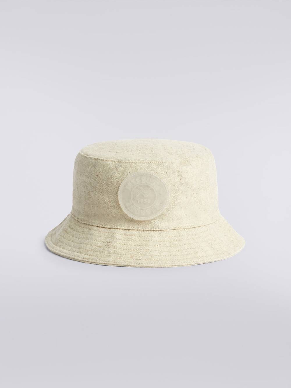 M Missoni Bucket hat in misto lana con patch logo Offerte