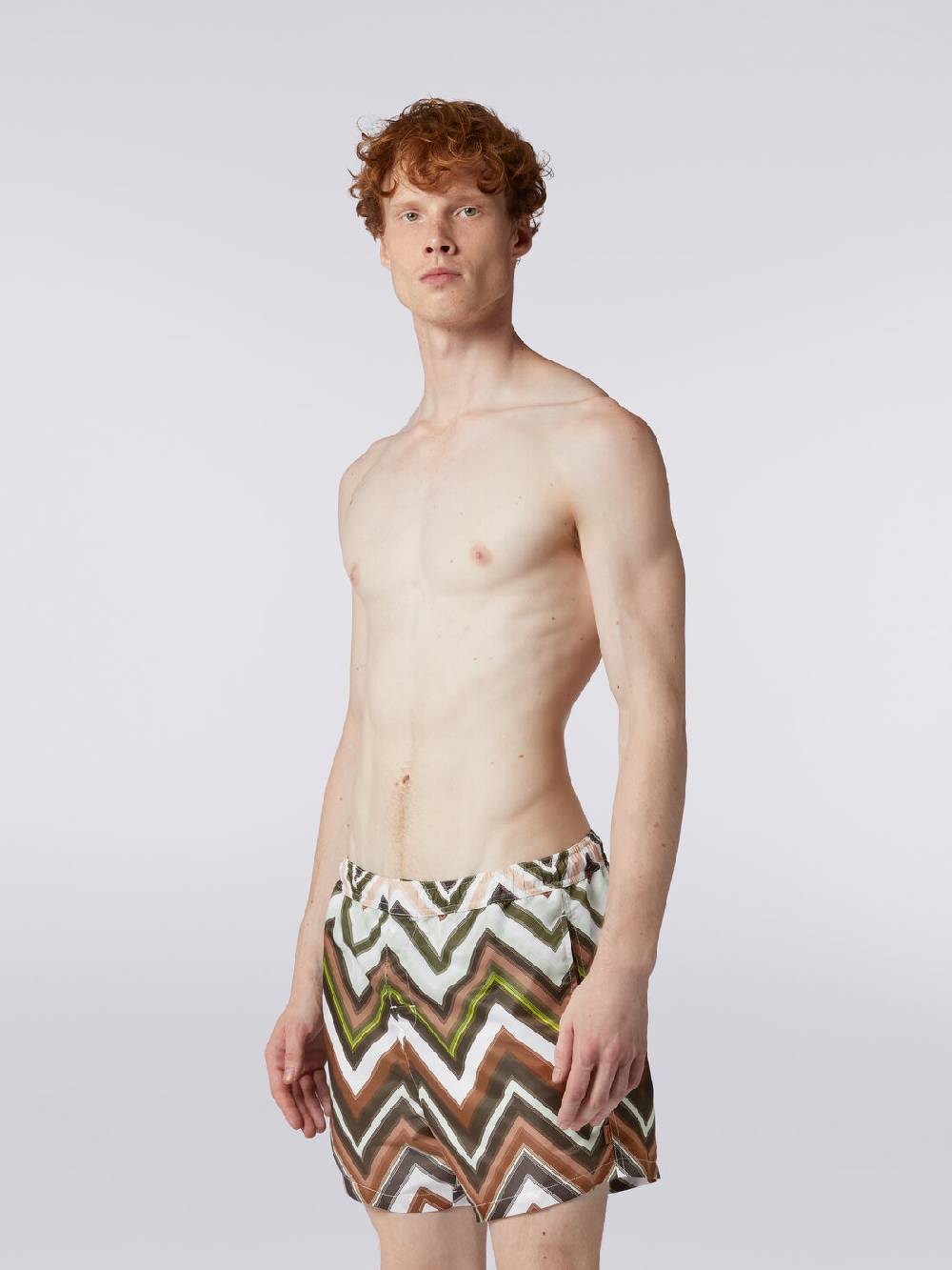 M Missoni Boxer mare in nylon con macro-zig zag in gradazione I Più Venduti