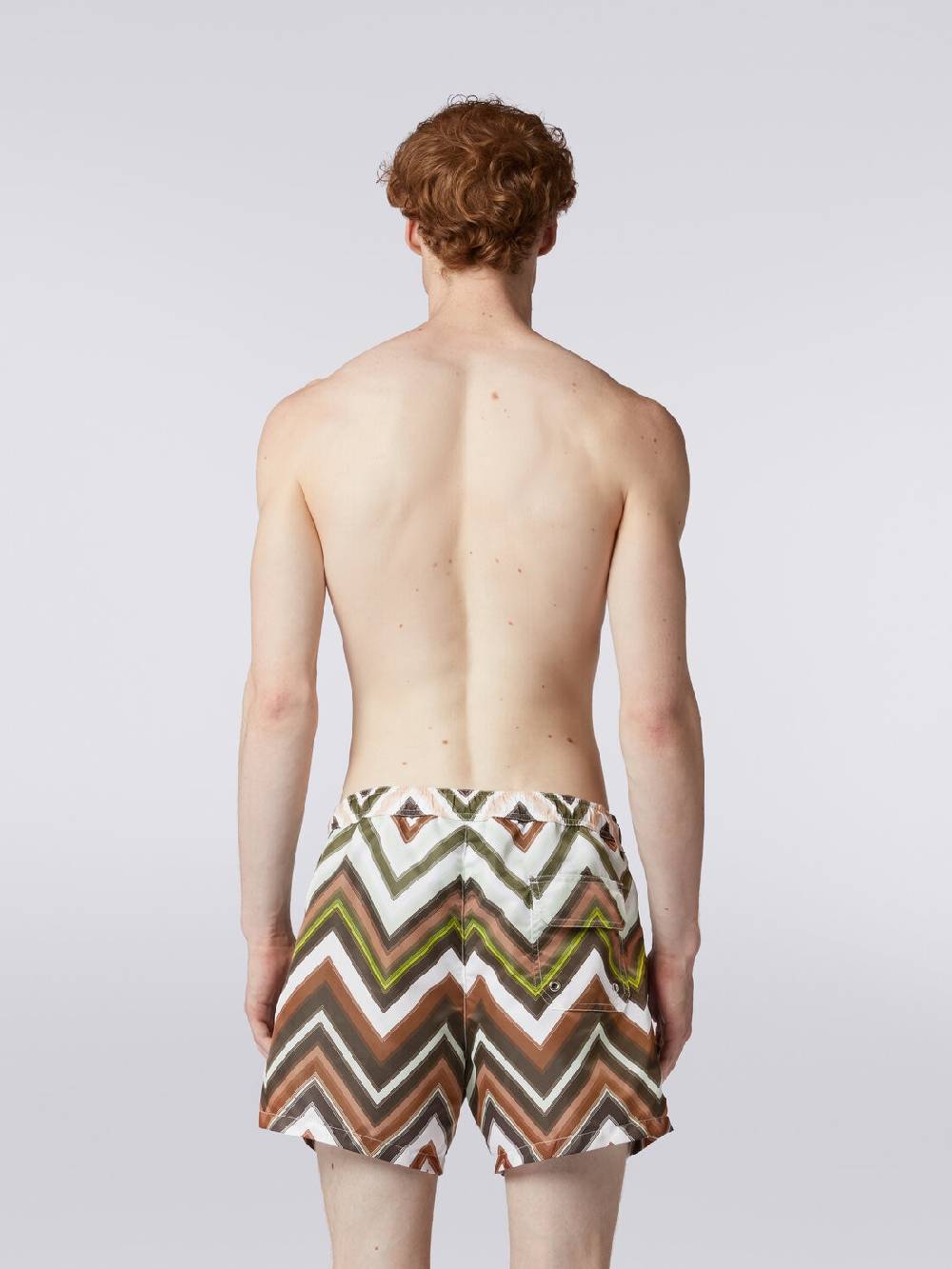 M Missoni Boxer mare in nylon con macro-zig zag in gradazione I Più Venduti