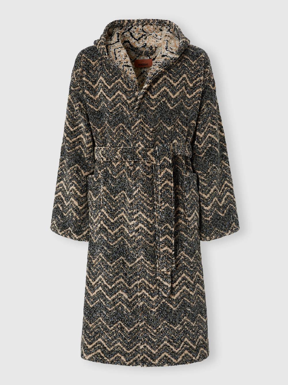 M Missoni Accappatoio Azul in spugna di cotone chevron Negozio