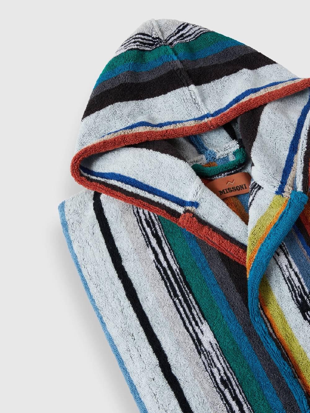 M Missoni Accappatoio Wooden in spugna di cotone Nuova