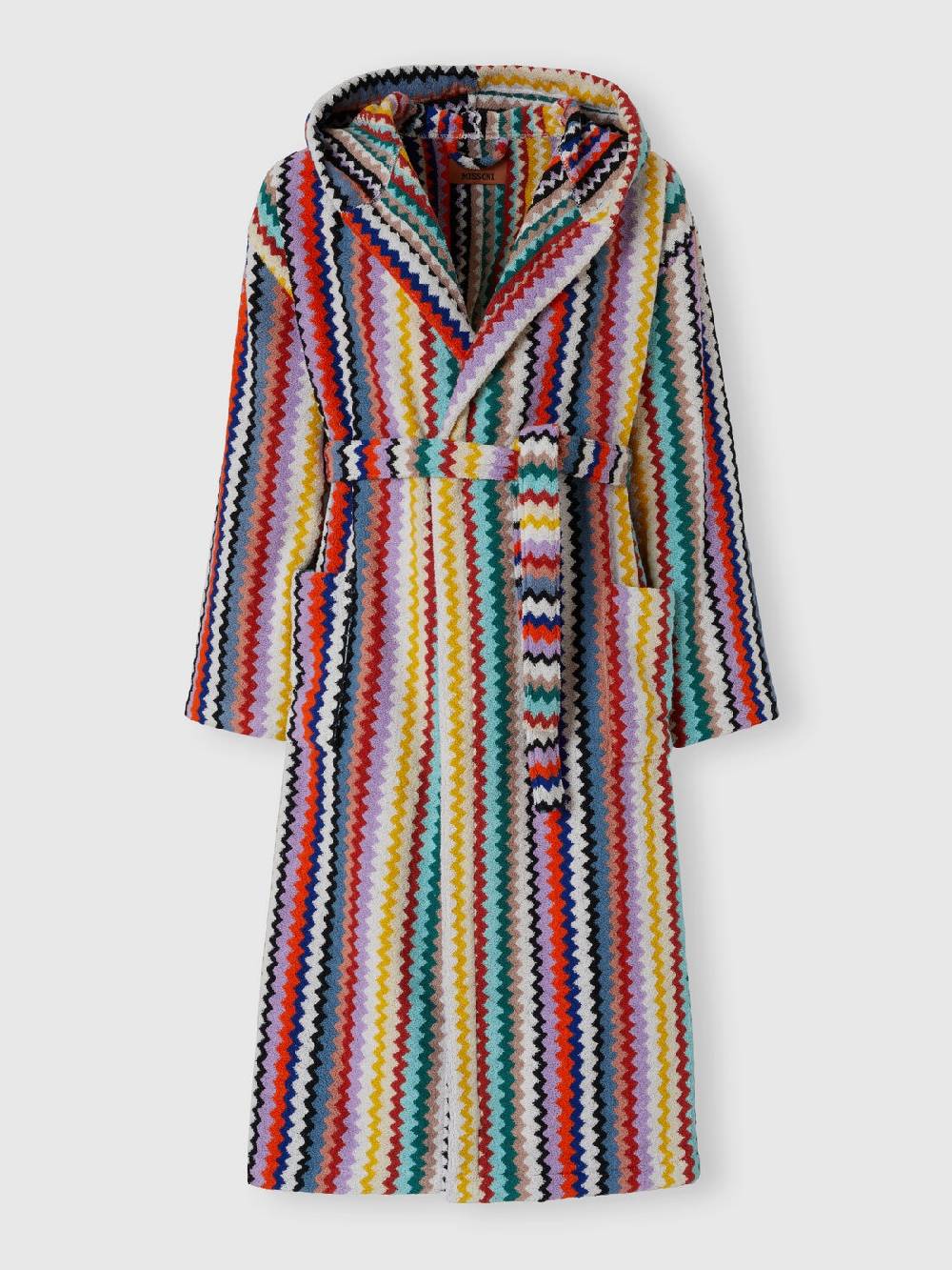 M Missoni Accappatoio Riverbero in spugna di cotone zig zag Moda
