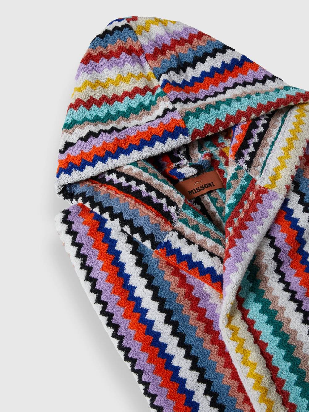 M Missoni Accappatoio Riverbero in spugna di cotone zig zag Moda