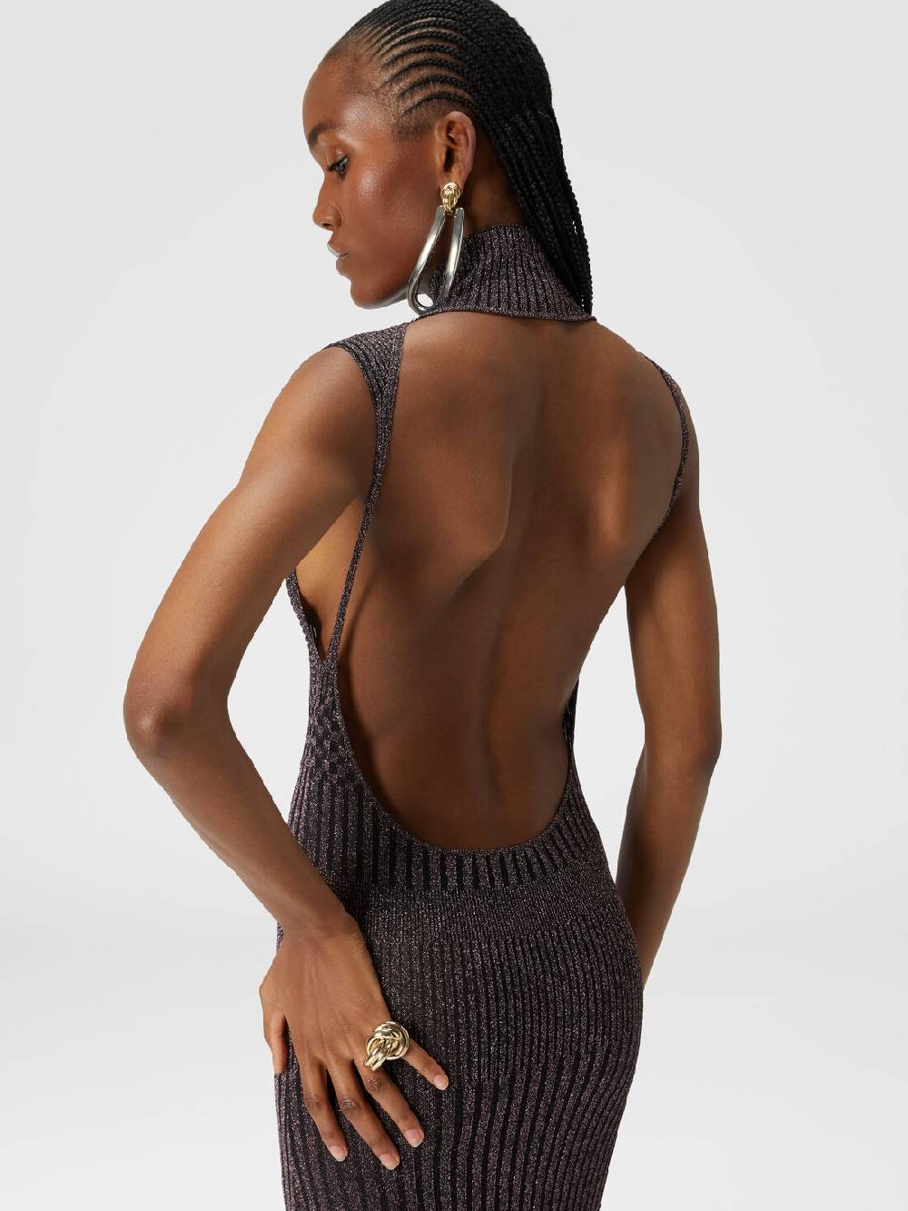 M Missoni Abito lungo senza maniche con schiena nuda Acquista Ora