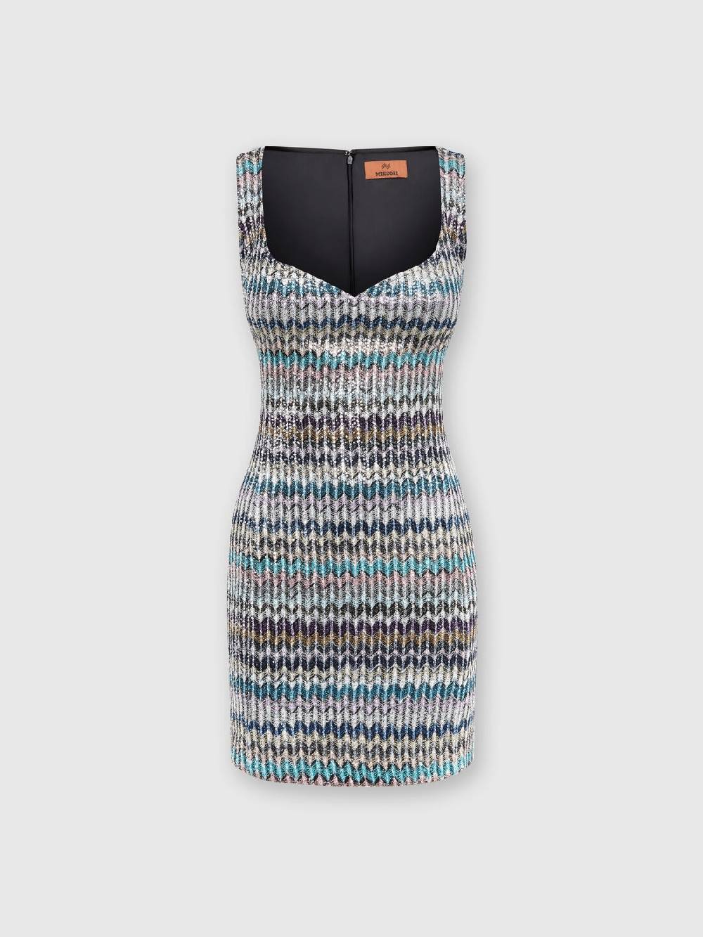 M Missoni Mini-abitoin maglia lamé con scollatura a cuore Fino al 55% di sconto