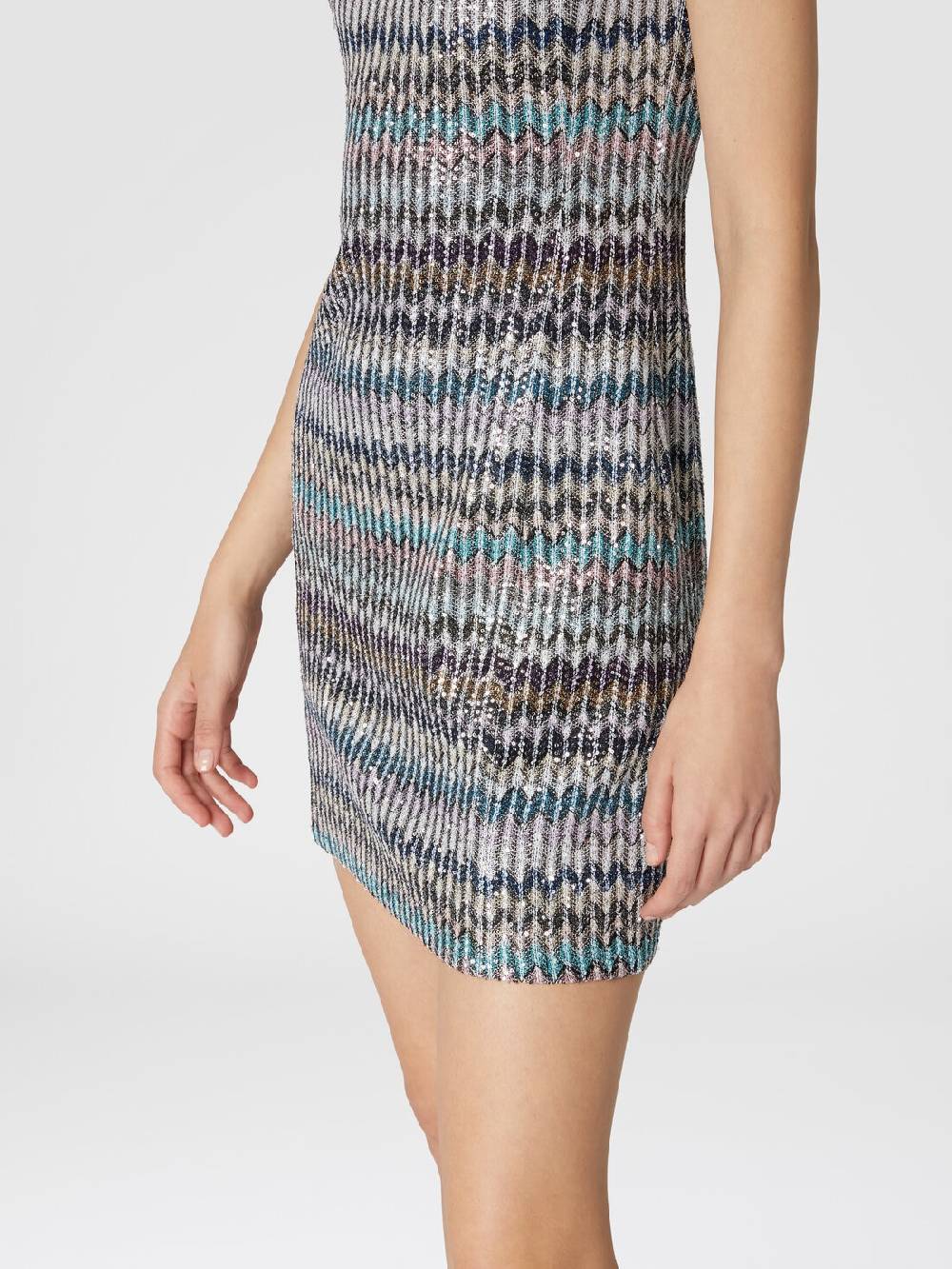 M Missoni Mini-abitoin maglia lamé con scollatura a cuore Fino al 55% di sconto