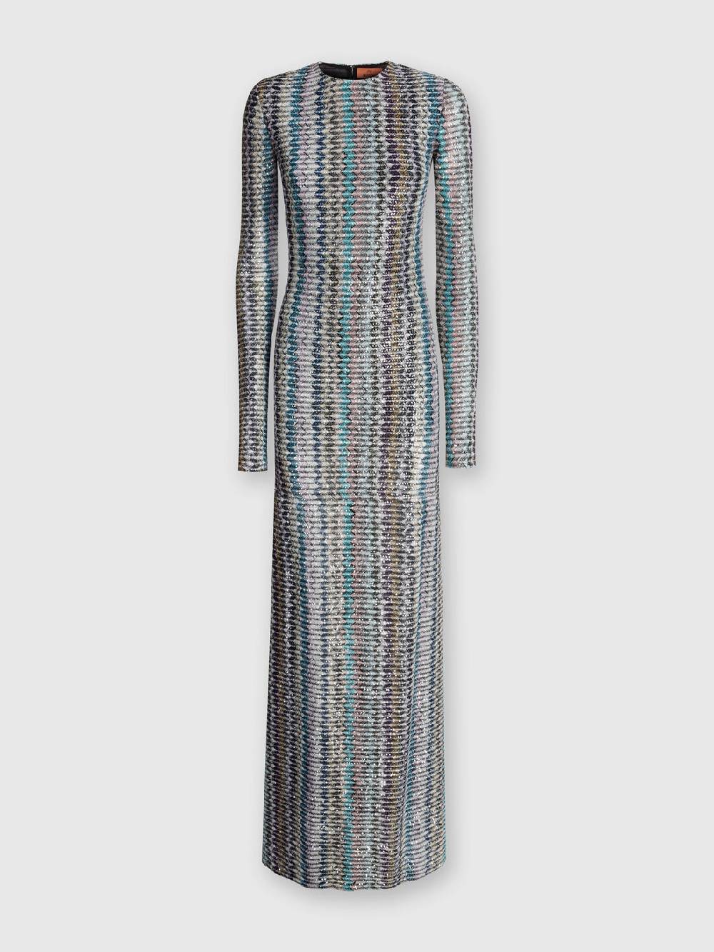 M Missoni Abito lungo con paillettes e dettaglio cut out Fino Al -60%
