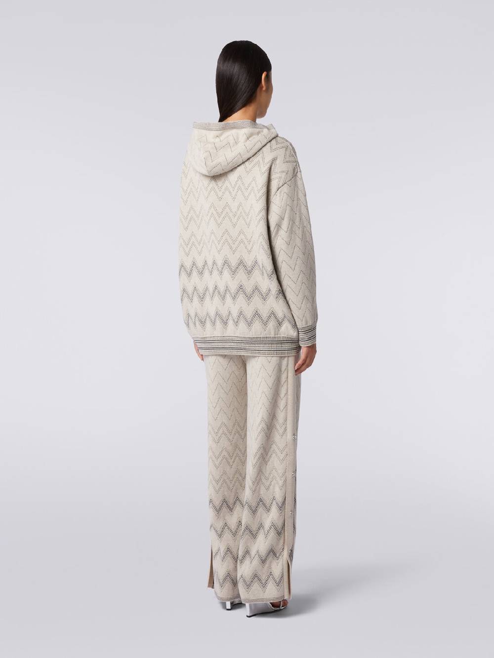 M Missoni Pullover in misto lana zig zag con lurex Presa