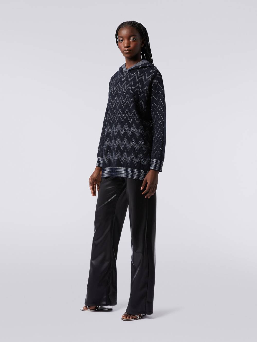 M Missoni Pullover in misto lana zig zag con lurex Sconto