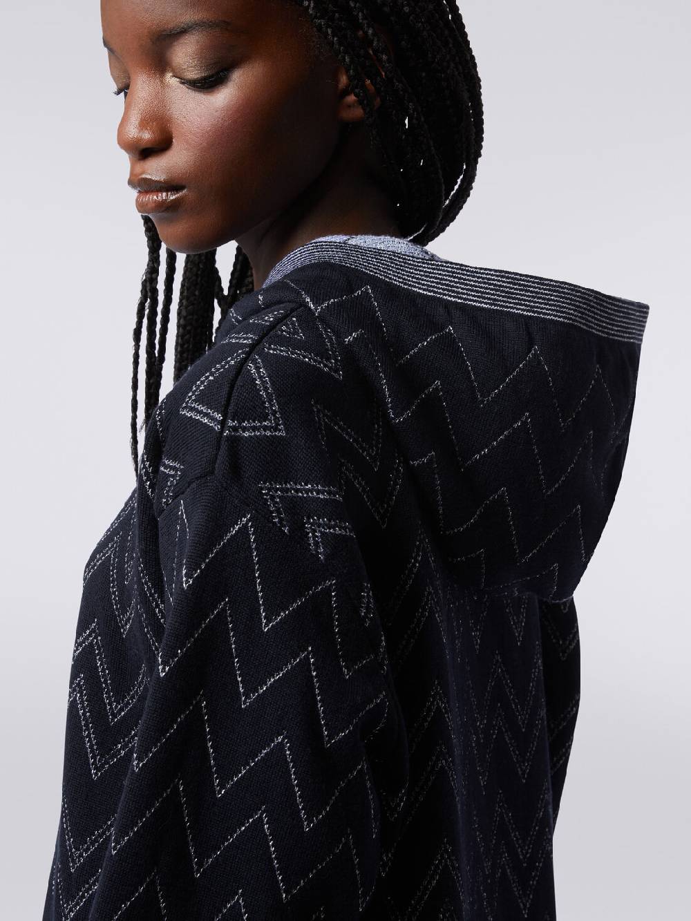 M Missoni Pullover in misto lana zig zag con lurex Sconto