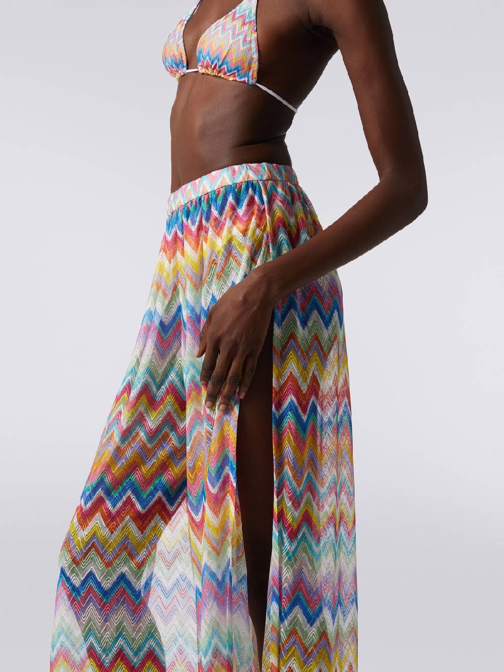 M Missoni Pantaloni copricostume con stampa zig zag In Vendita
