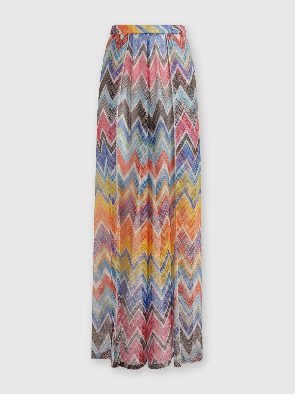 M Missoni Pantapalazzo con stampa zig zag e lurex Offerte