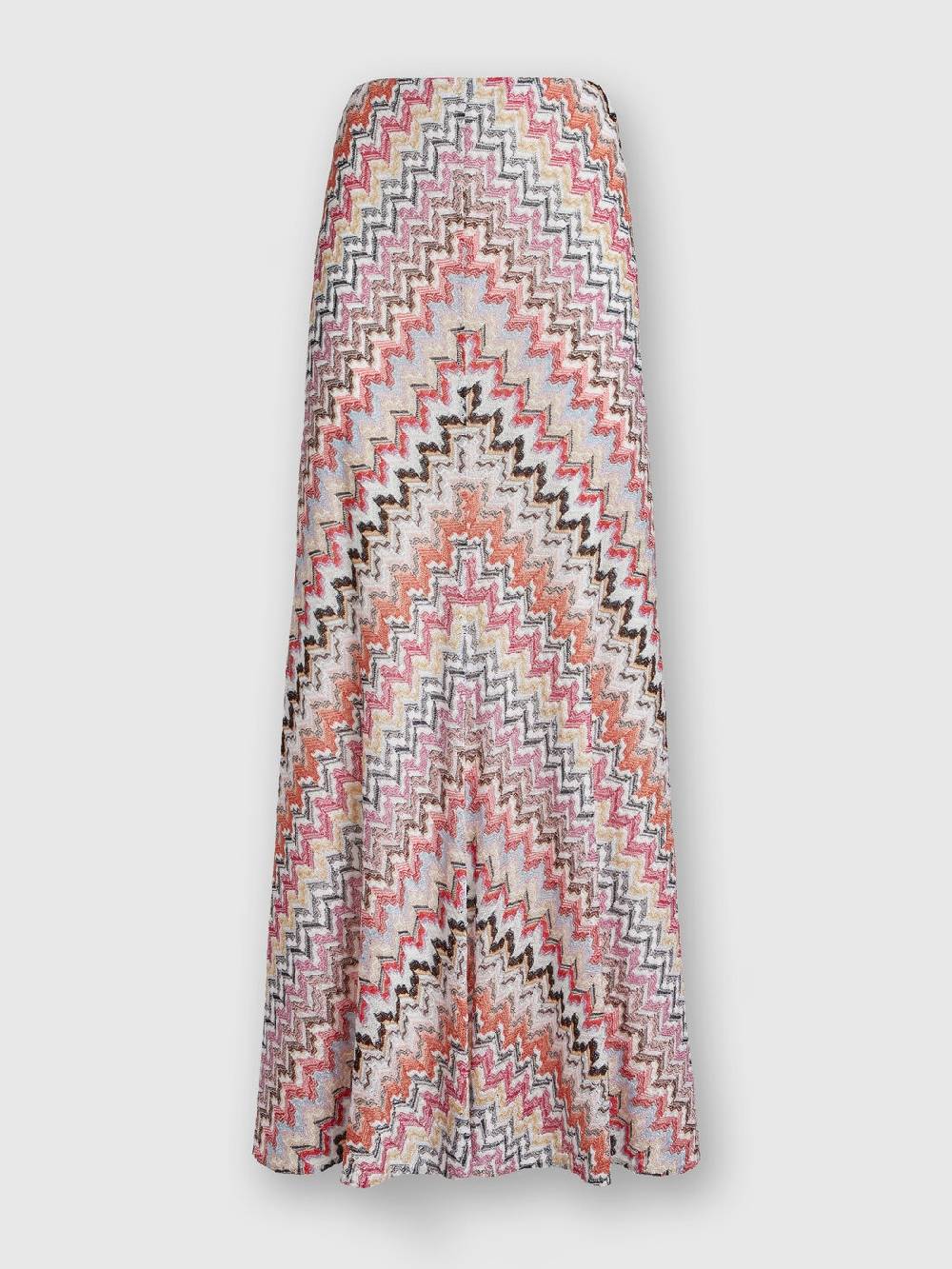 M Missoni Gonna lunga in viscosa lamé zig zag Vendita Economica