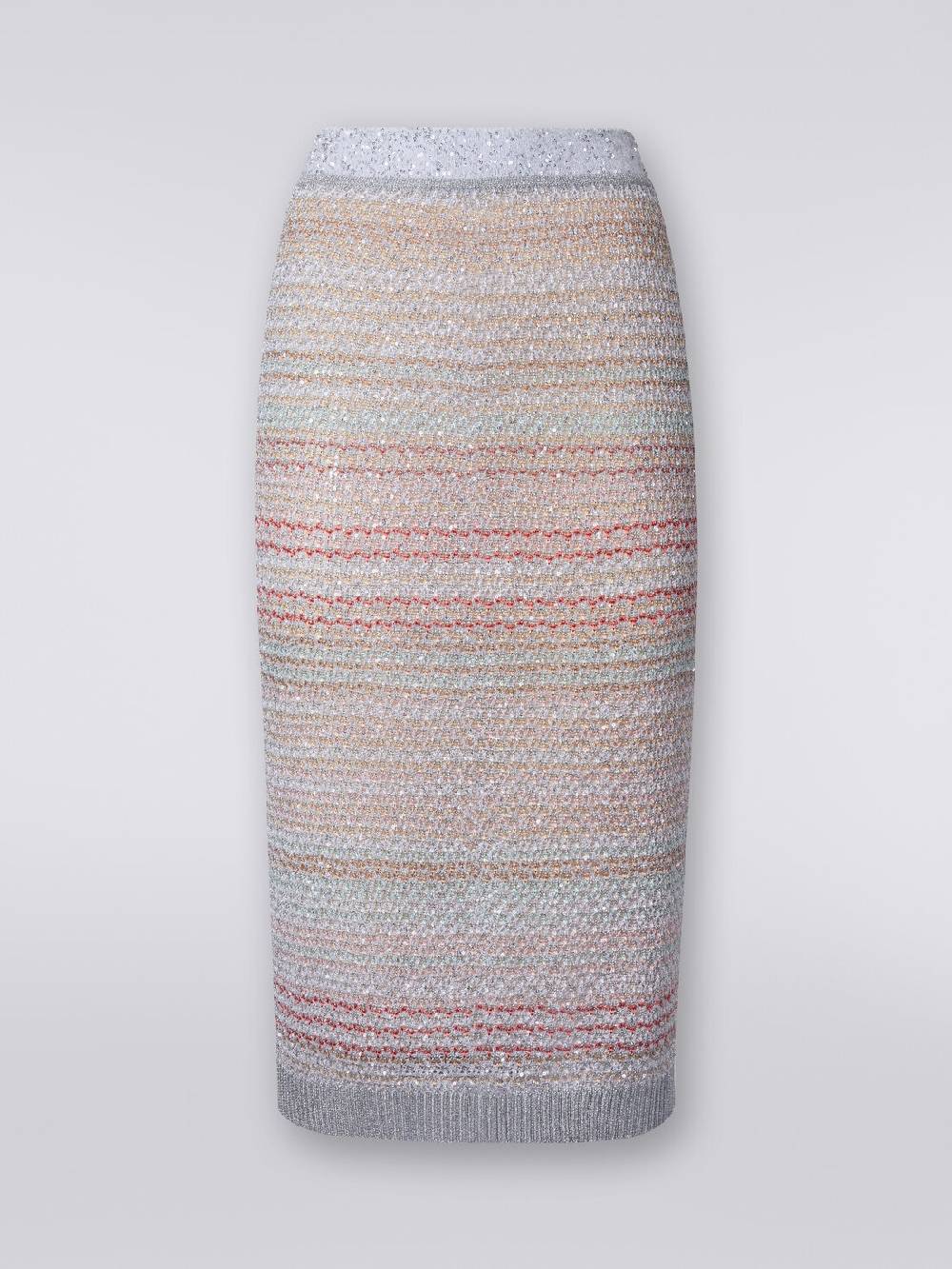 M Missoni Gonna midi in misto viscosa con paillettes Saldi Di Fabbrica