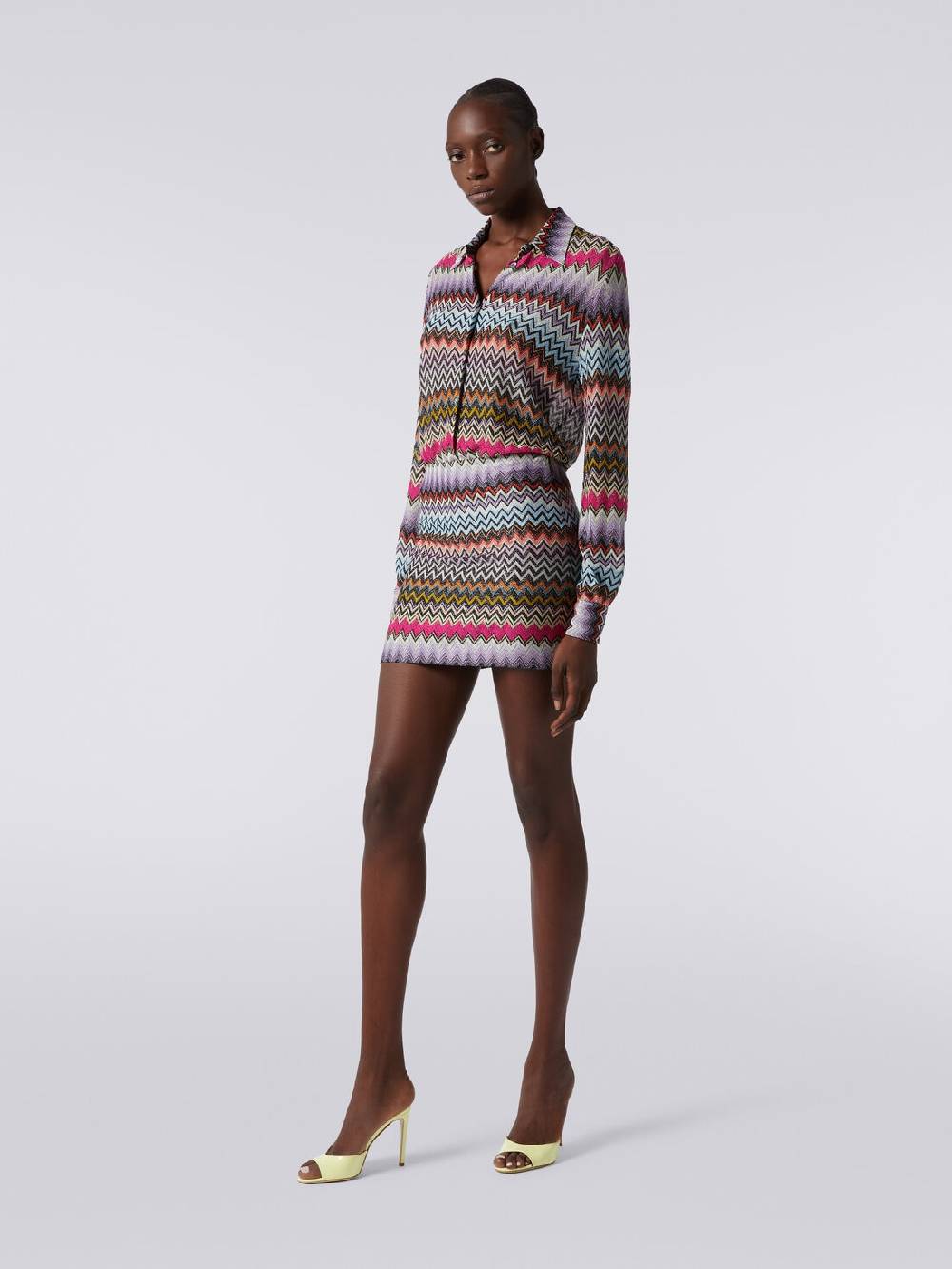 M Missoni Minigonna in viscosa zig zag con lurex I Più Venduti