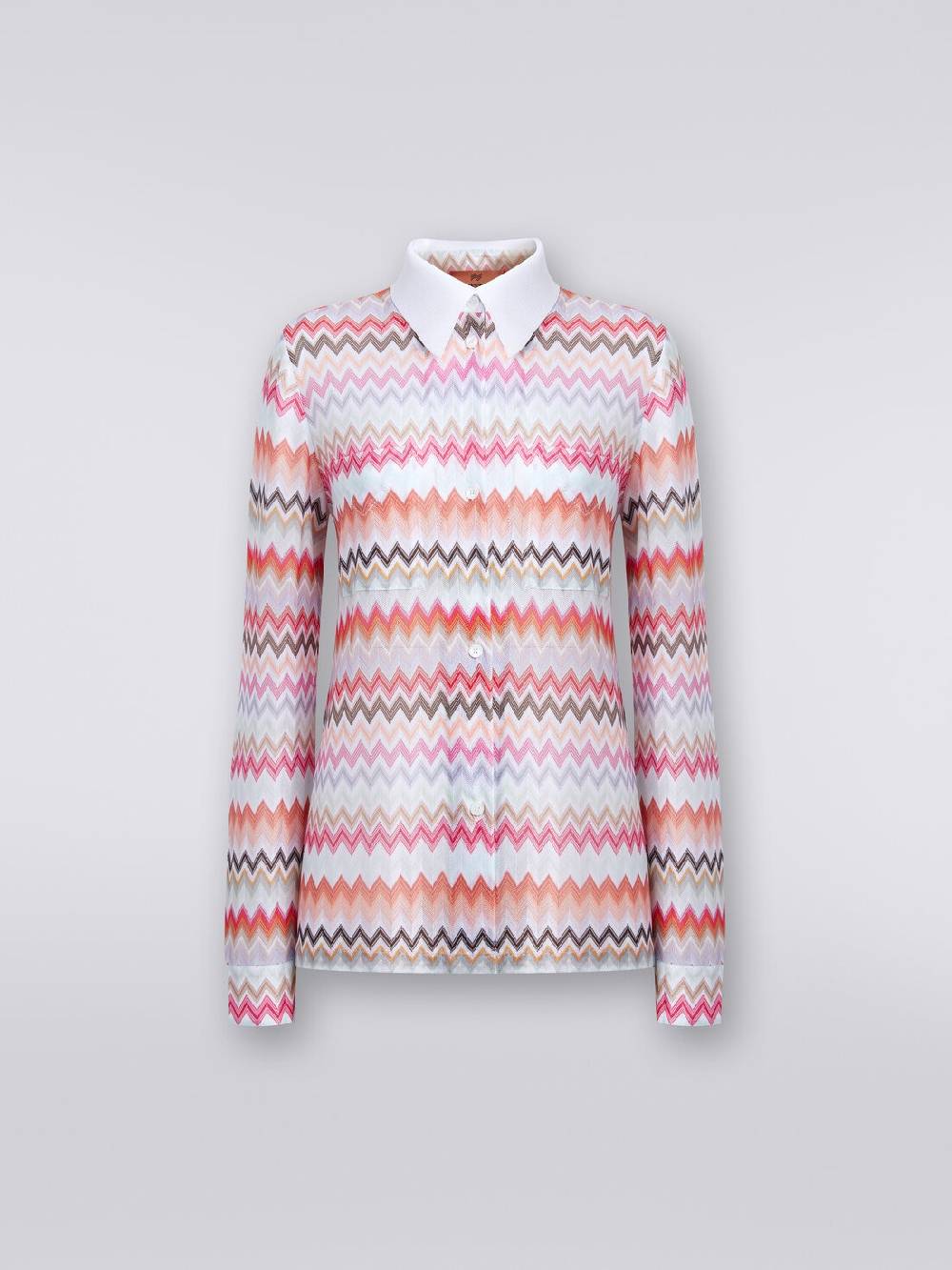 M Missoni Camicia in cotone e viscosa zig zag In Linea