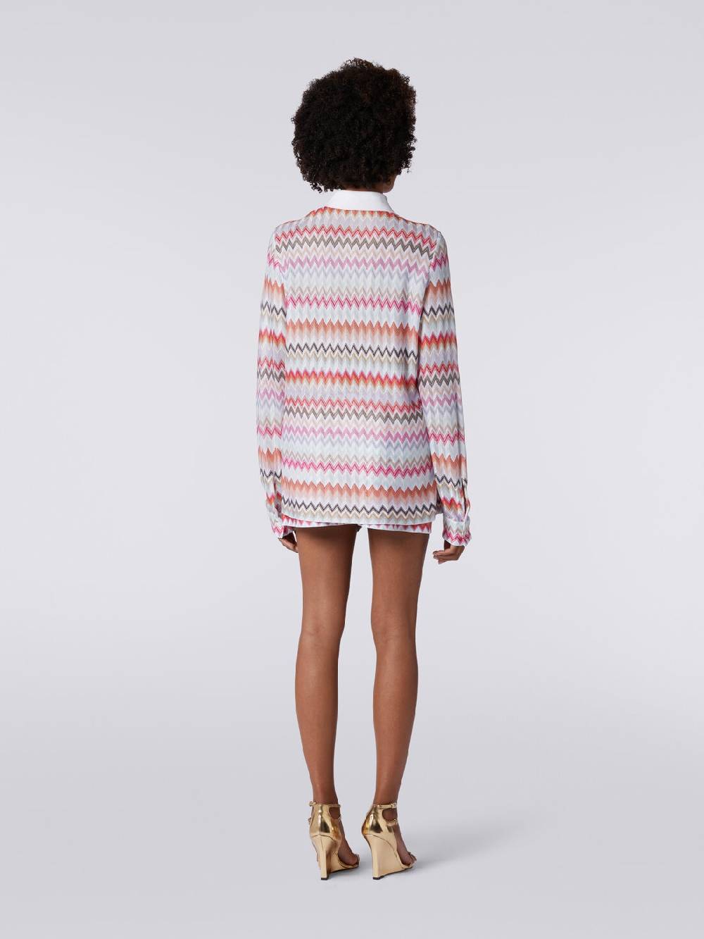 M Missoni Camicia in cotone e viscosa zig zag In Linea