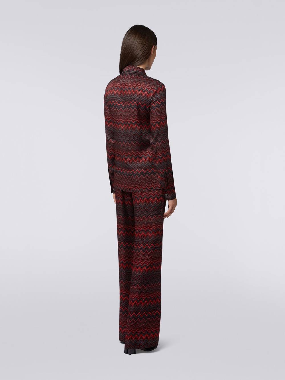 M Missoni Camicia in viscosa jacquard a zig zag Convenienza