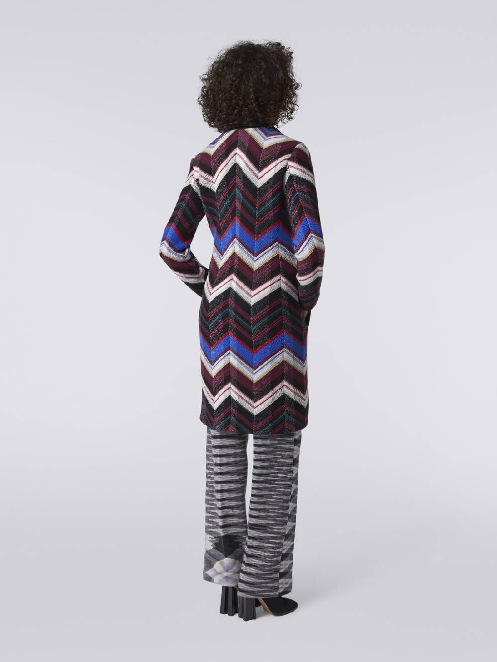 M Missoni Cappotto in lana con trama a zig zag Negozi Online