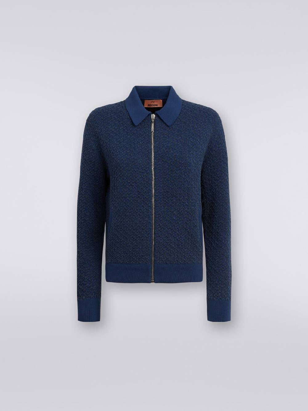 M Missoni Bomber in cotone e nylon con zip Promozione Limitata
