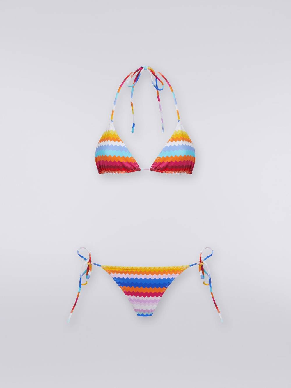 M Missoni Bikini in nylon stretch stampa zig zag Convenienza