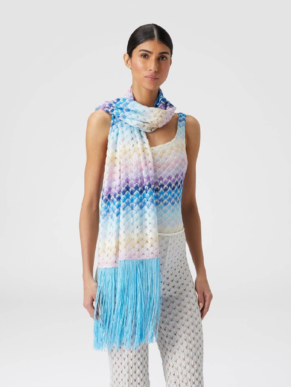 M Missoni Stola in viscosa lamé Novità