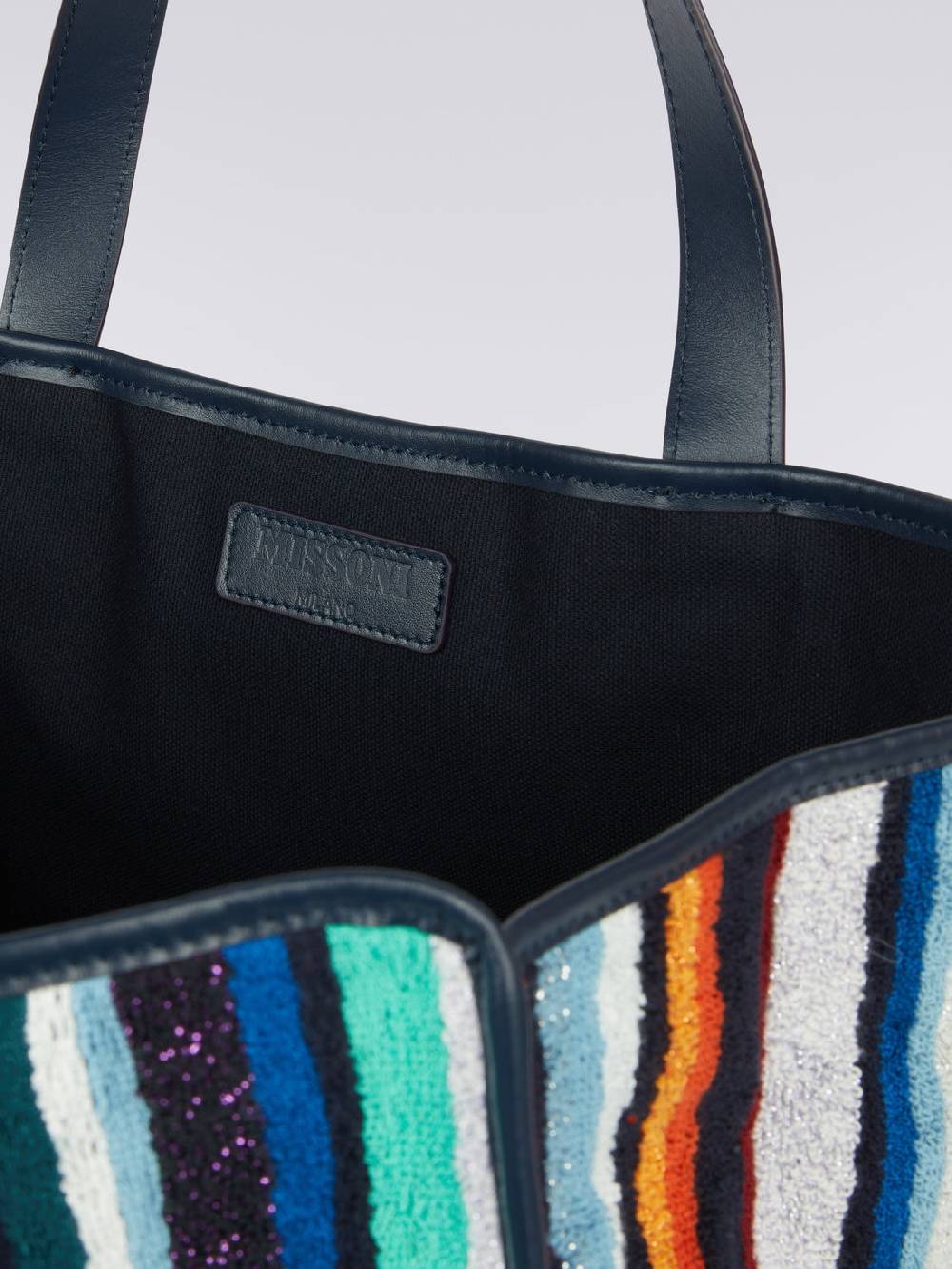 M Missoni Sporta Chandler 40x40 cm in cotone e viscosa velour con lurex In Vendita