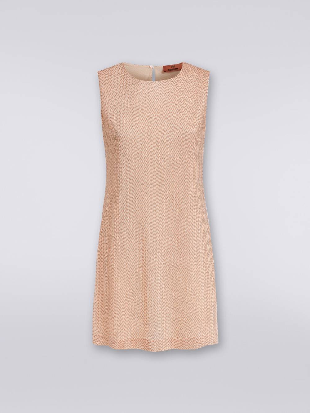 M Missoni Mini-abito senza maniche in viscosa lamé Saldi Di Fabbrica