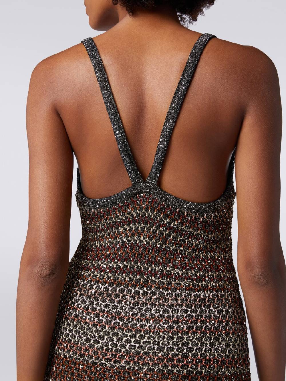 M Missoni Abito lungo in maglia zig zag con trama effetto uncinetto I Più Venduti