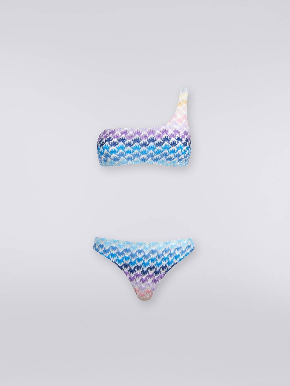 M Missoni Bikini monospalla effetto pizzo dégradé con lurex Vendita