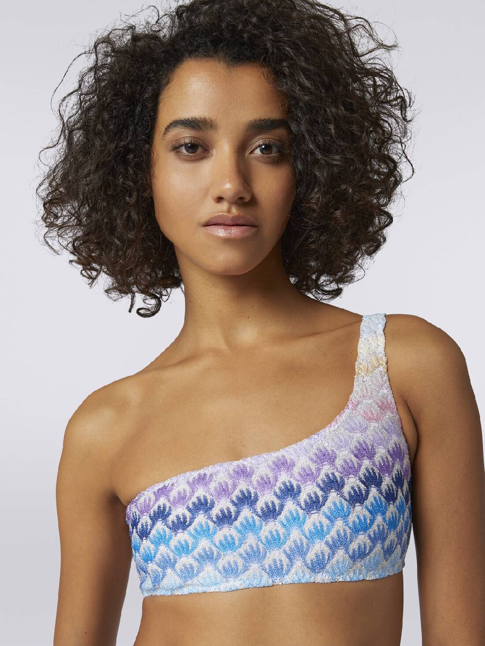 M Missoni Bikini monospalla effetto pizzo dégradé con lurex Vendita