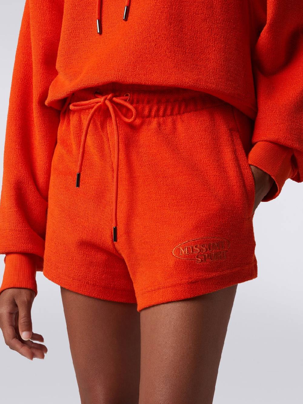 M Missoni Shorts in felpa garzata con logo Soddisfazione Garantita