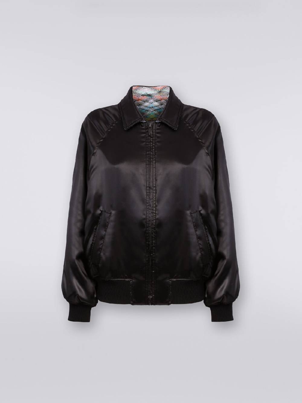 M Missoni Bomber reversibile in raso e in maglia con lurex Affare Del Giorno