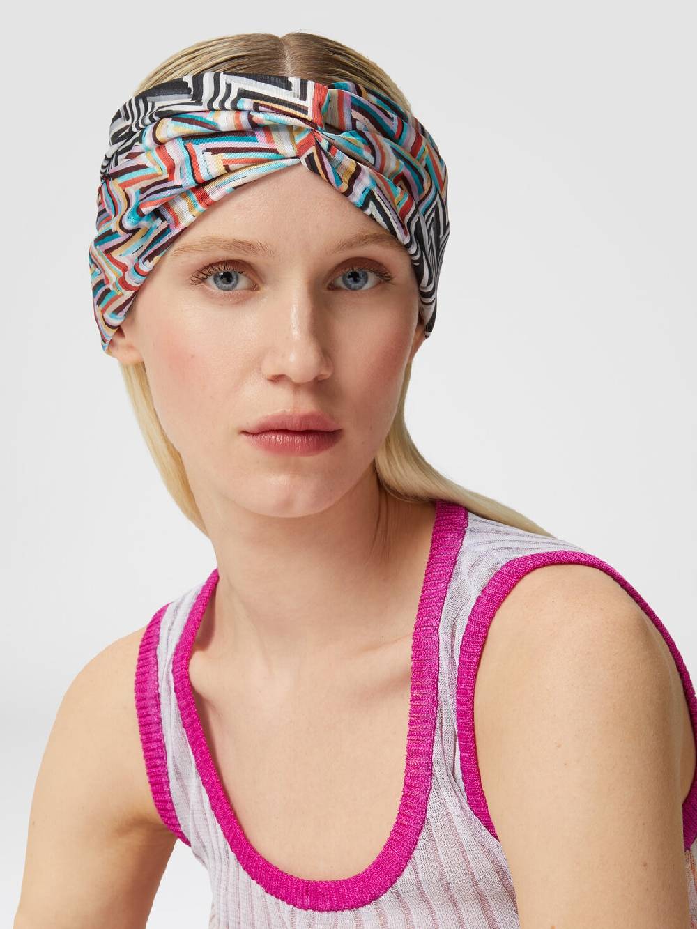 M Missoni Fascia in tessuto chevron Saldi Di Fabbrica