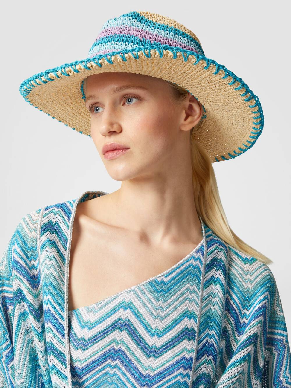 M Missoni Cappello in nylon con lavorazione a uncinetto Discount Store per i nuovi prodotti